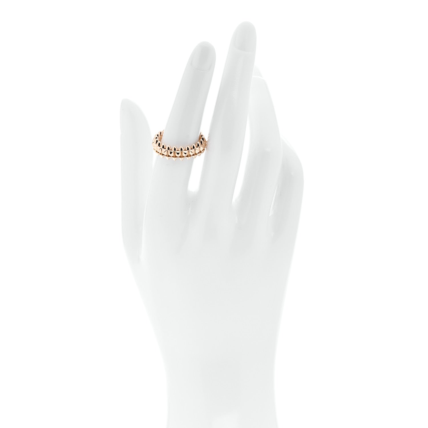 Cartier 18K Pink Gold SM Clash De Cartier Ring 52 6 2 of 5