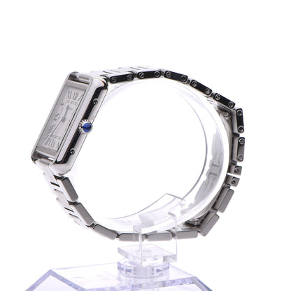 Cartier Stainless Steel 24mm Tank Solo Quartz Watch 3 of 9