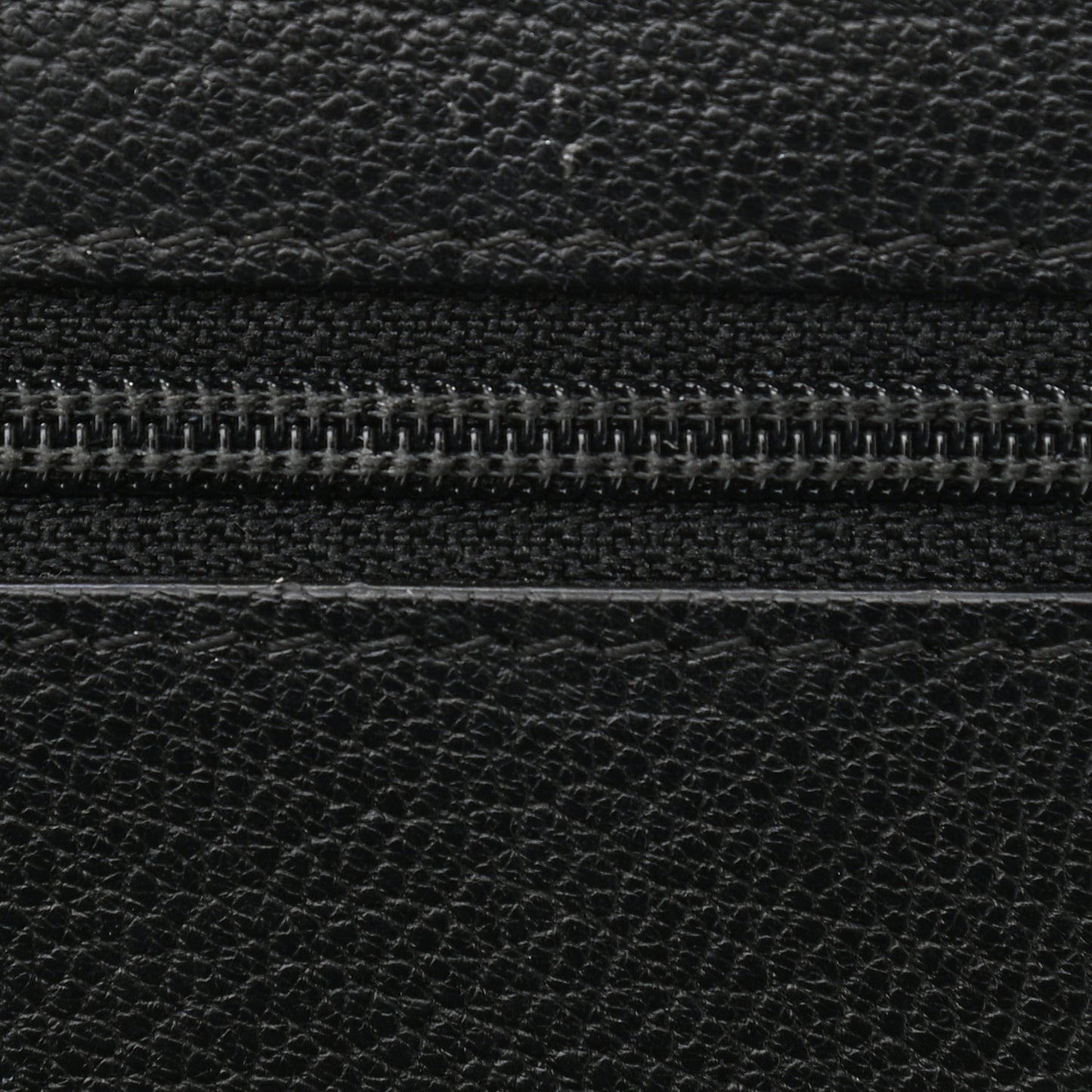 Patent Goatskin Quilted CC Eyelet Wallet On Chain WOC Black