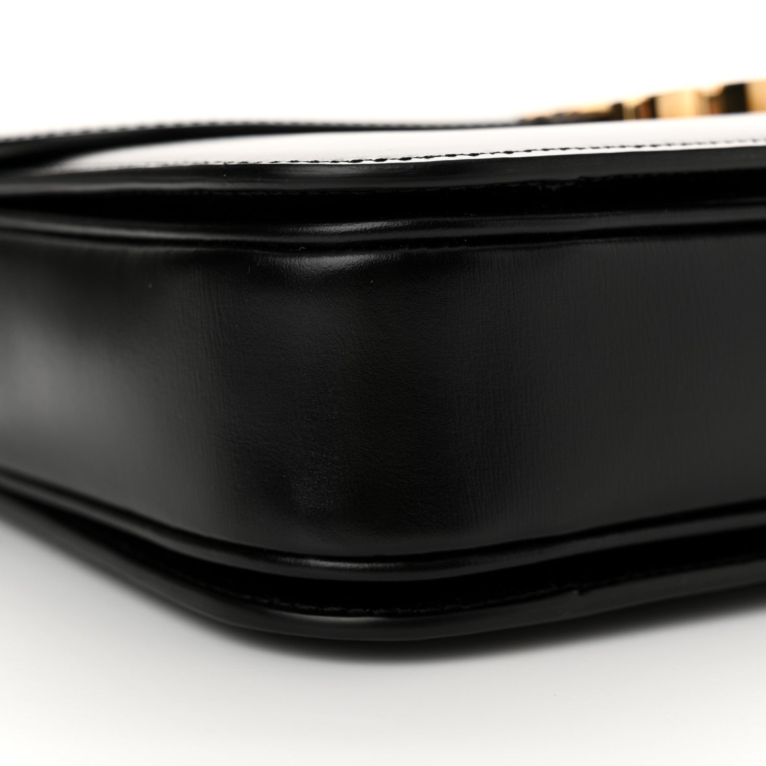 Celine Shiny Calfskin Large Triomphe Black 9 of 11