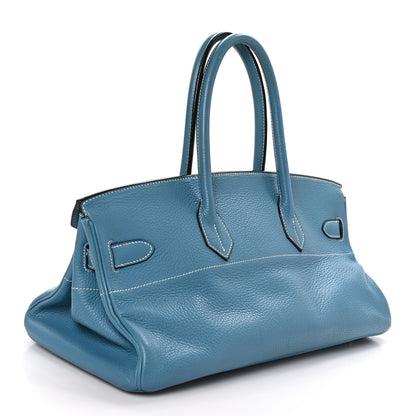 Hermes Taurillon Clemence JPG Birkin 42 Blue Jean 3 of 14