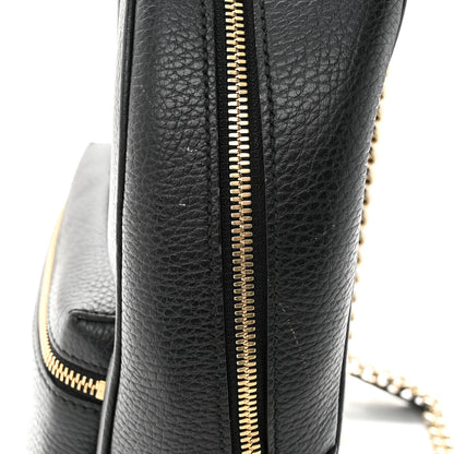 Gucci Pebbled Calfskin Soho Chain Backpack Black 13 of 17