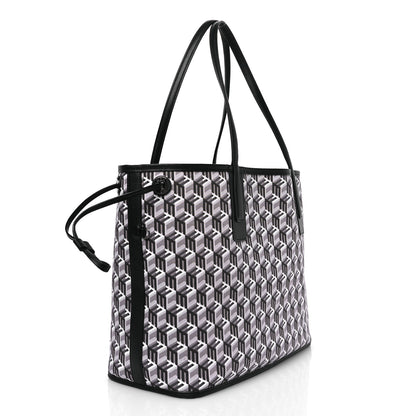 MCM Visetos Medium Liz Reversible Shopper Tote Black 6 of 17