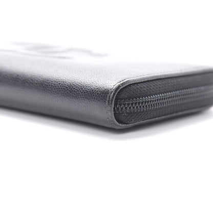 Chanel Caviar Large Timeless CC Zip Around Wallet Black 10 of 12