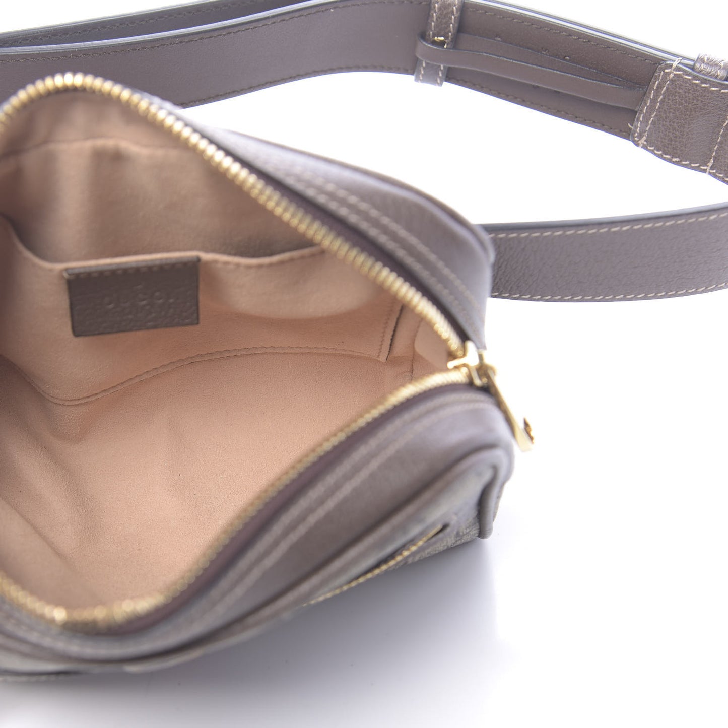 GG Supreme Monogram Web Small Ophidia Belt Bag 75 30 Dark Brown