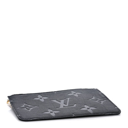 Louis Vuitton Empreinte Monogram Giant Neverfull MM Pochette Black 4 of 6