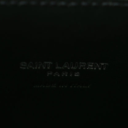 Saint Laurent Calfskin Crocodile Embossed Nano Sac De Jour Dark Green 6 of 12