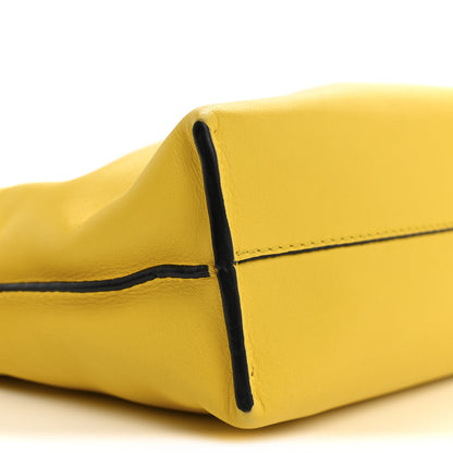 Loewe Calfskin Mini Flamenco Knot Clutch Mustard 9 of 12