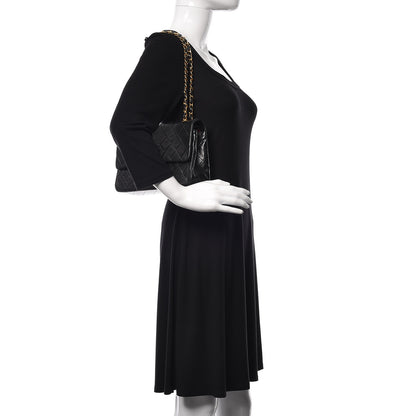 Chanel Lambskin Quilted Medium Double Flap Black 3 of 13