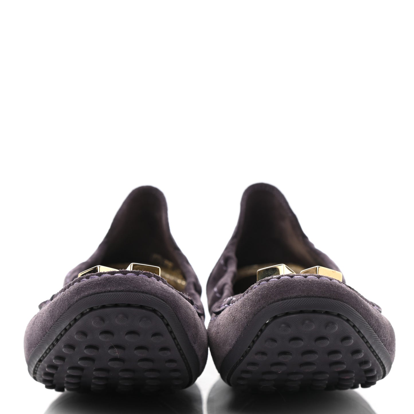 Suede Lovely Ballet Flats 37 Purple