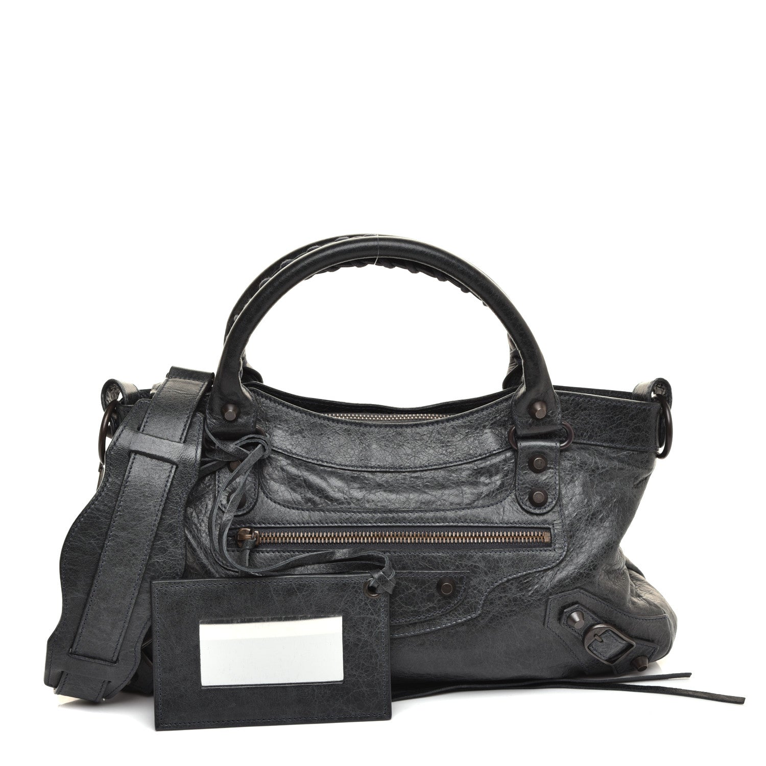 Balenciaga Agneau Classic Hardware First Anthracite 1 of 9