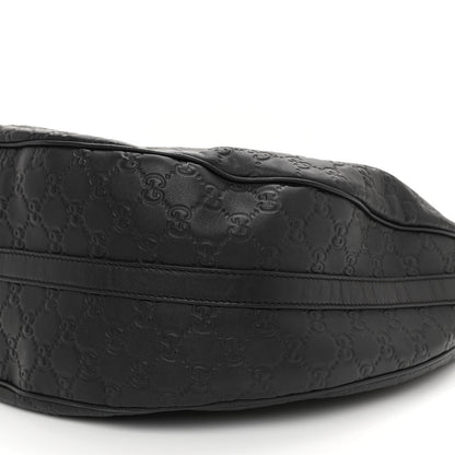 Gucci Guccissima Large GG Twins Hobo Black 8 of 9