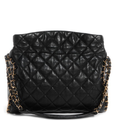 Chanel Calfskin Medium Chain Me Hobo Black 1 of 7