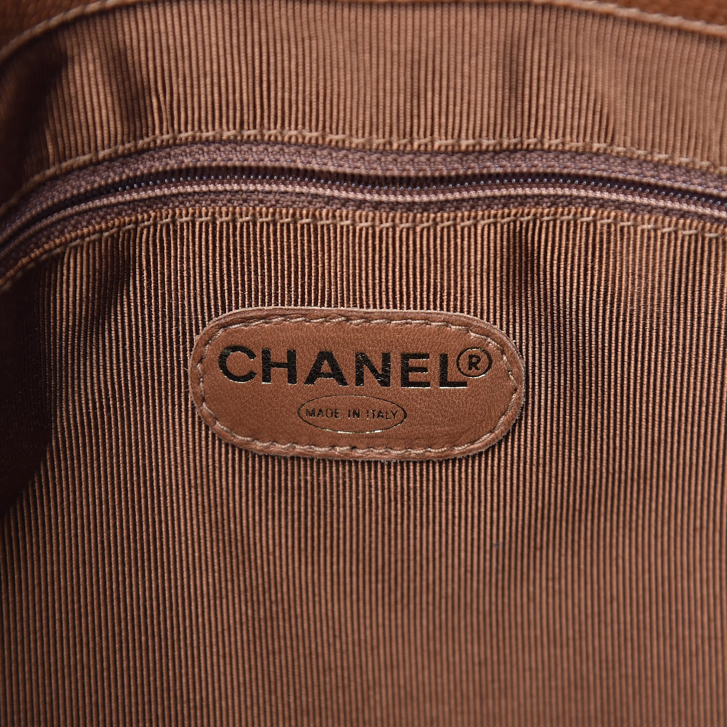 Chanel Caviar CC Shoulder Bag Brown 6 of 13
