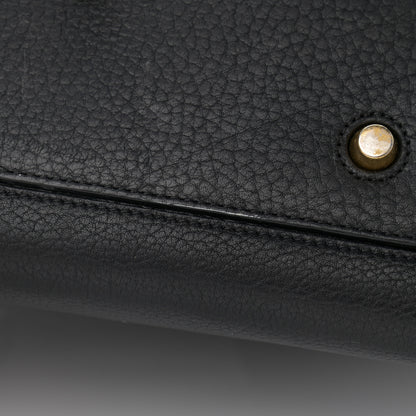 Celine Crisped Calfskin Medium Tie Knot Tote Black 13 of 16