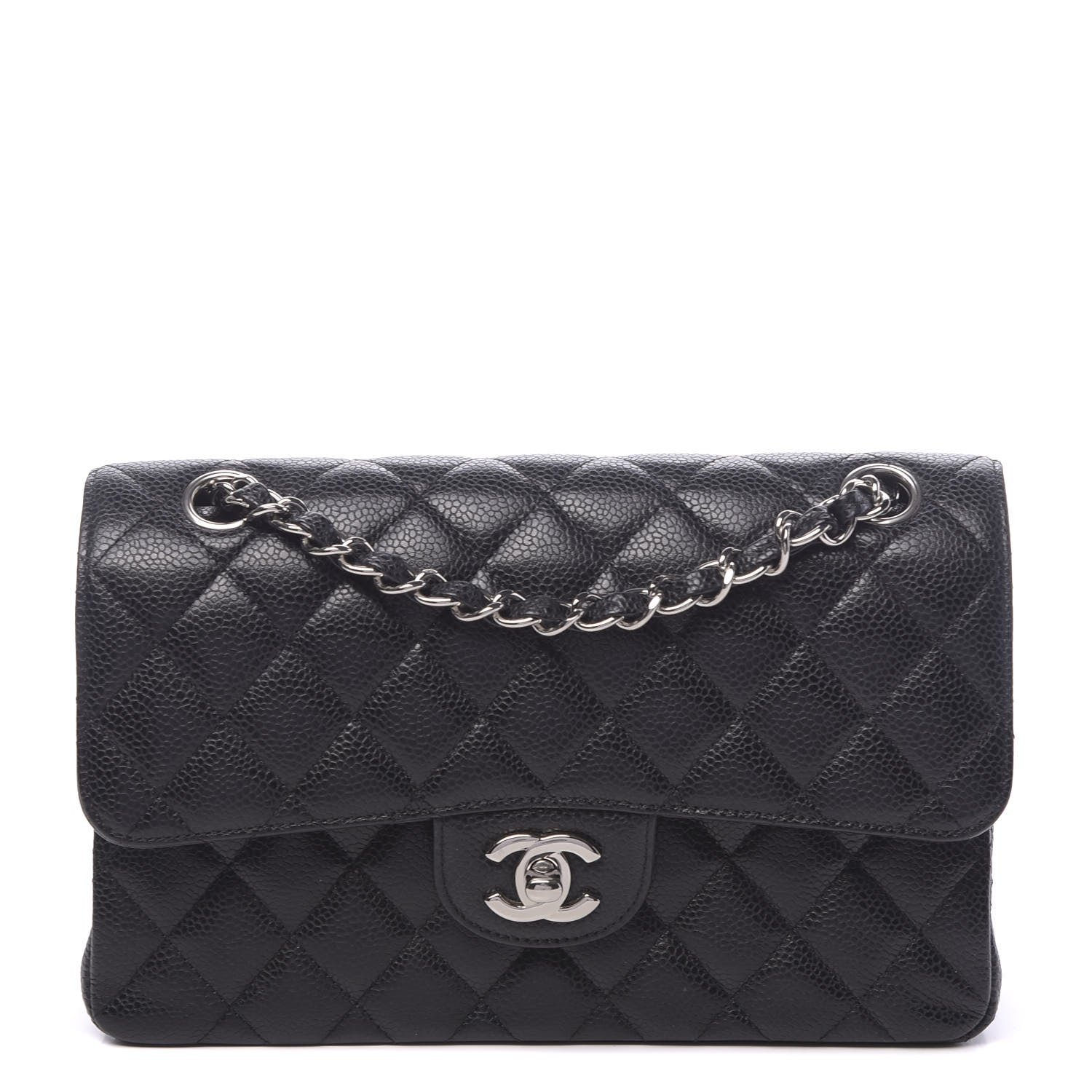 Chanel Caviar Quilted Small Double Flap Black 1 of 11