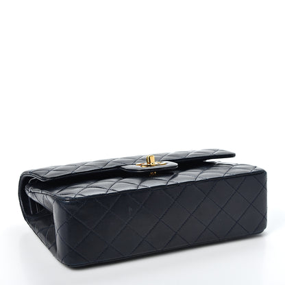Chanel Lambskin Quilted Medium Double Flap Navy 3 of 12
