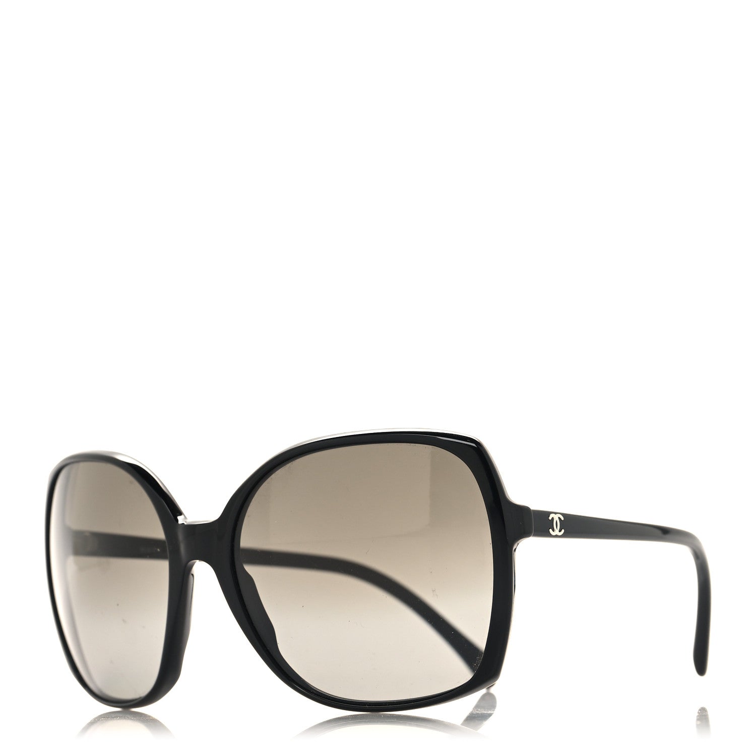 Chanel Acetate CC Sunglasses 5204 Black 1 of 7