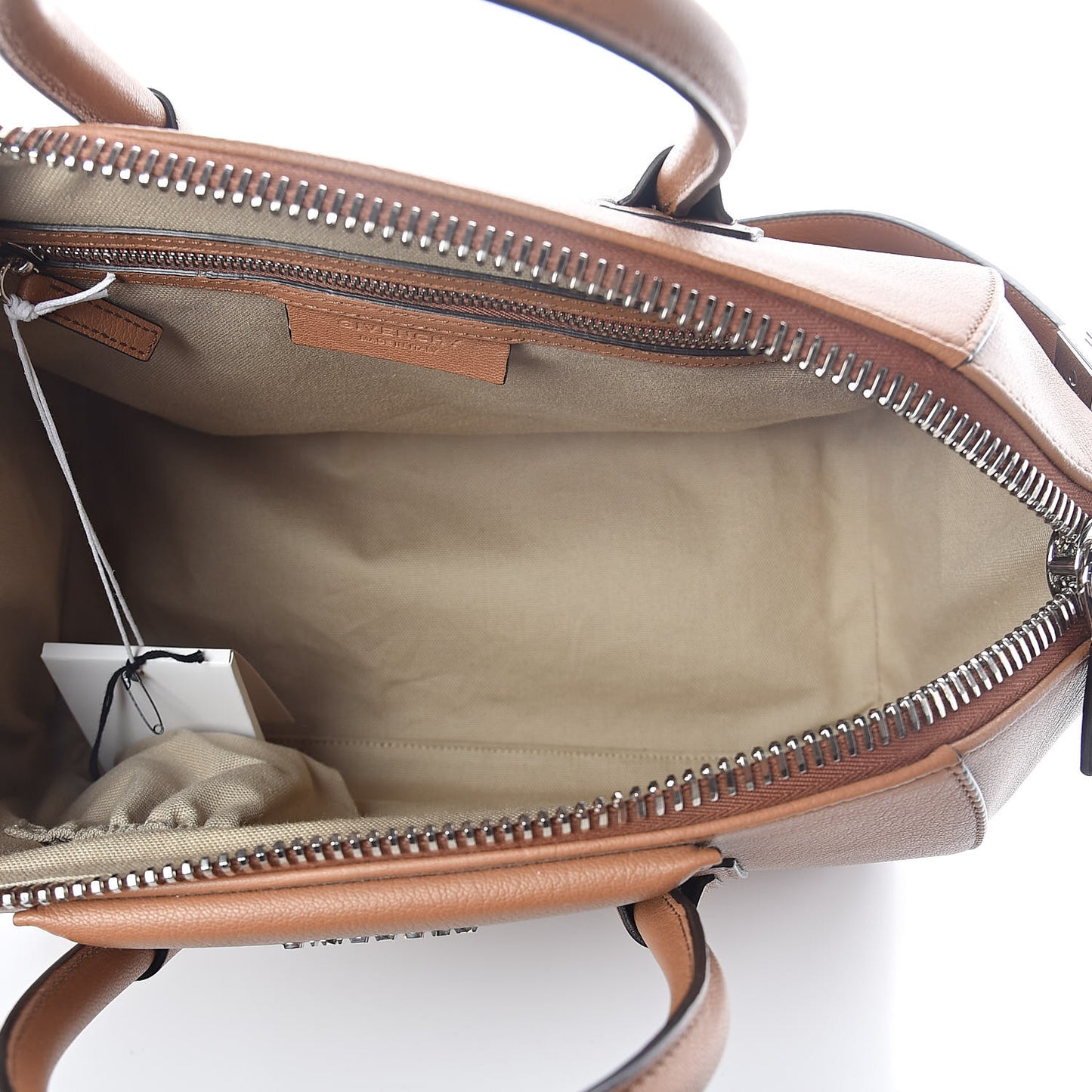 Sugar Goatskin Medium Antigona Caramel