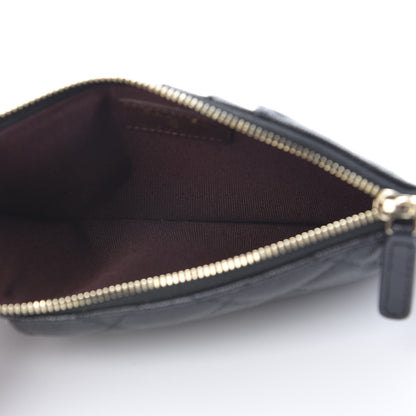 Chanel Caviar Quilted Classic Flat Wallet Pouch Black 5 of 8
