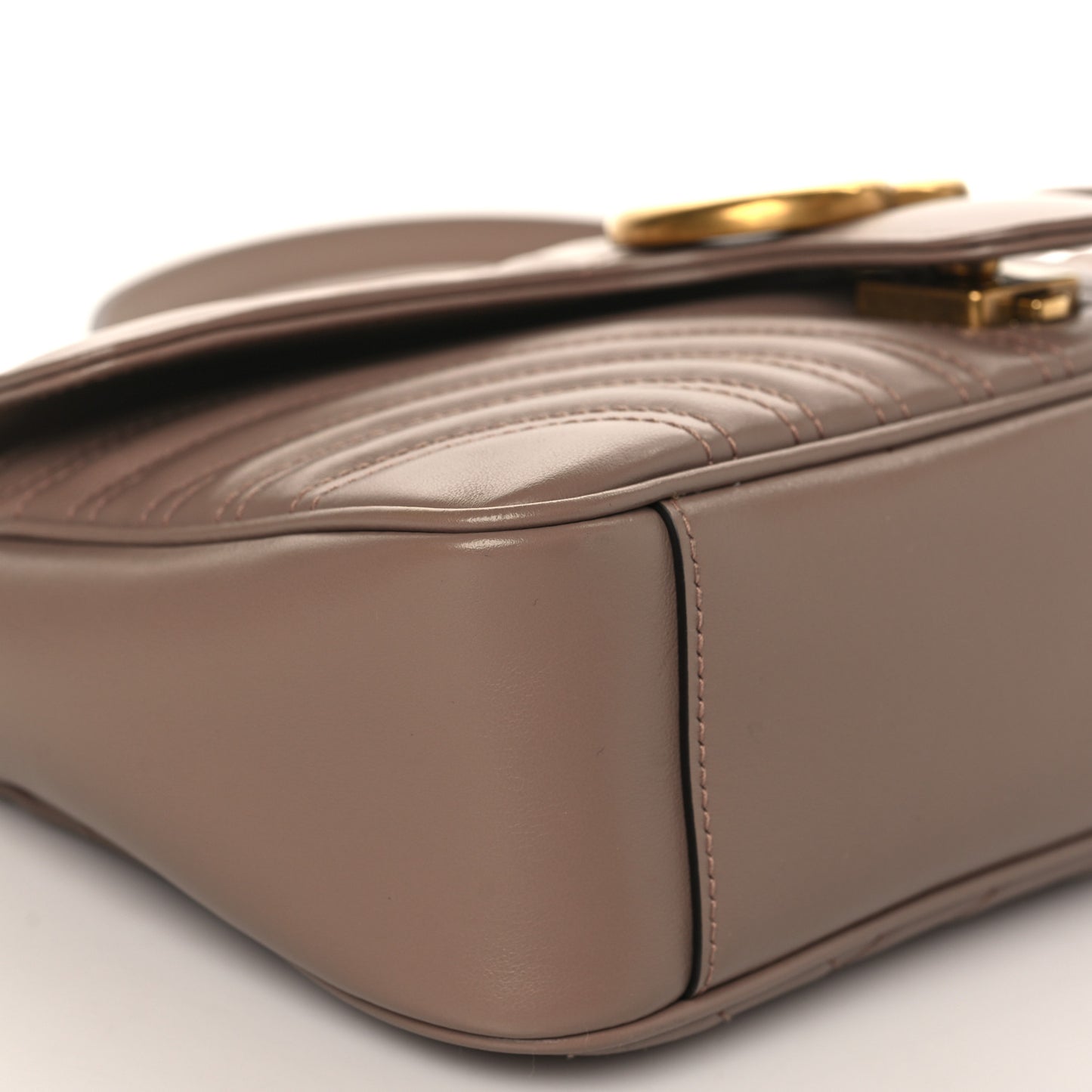 Calfskin Matelasse Small GG Marmont Shoulder Bag Porcelain Rose