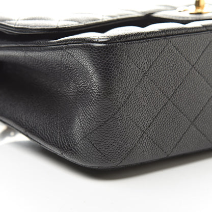 Chanel Caviar Quilted Jumbo Double Flap Black 9 of 11
