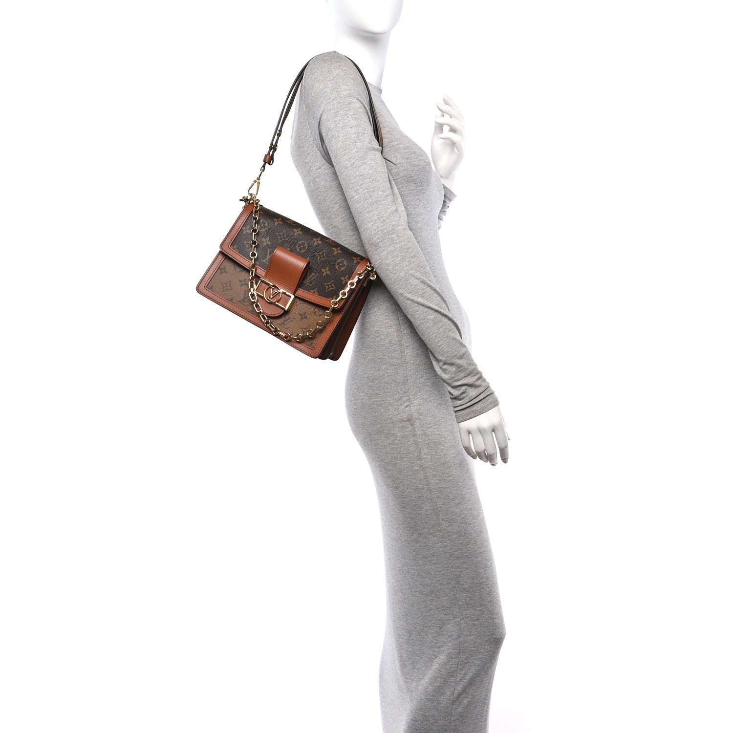 Louis Vuitton Reverse Monogram Dauphine MM 2 of 14