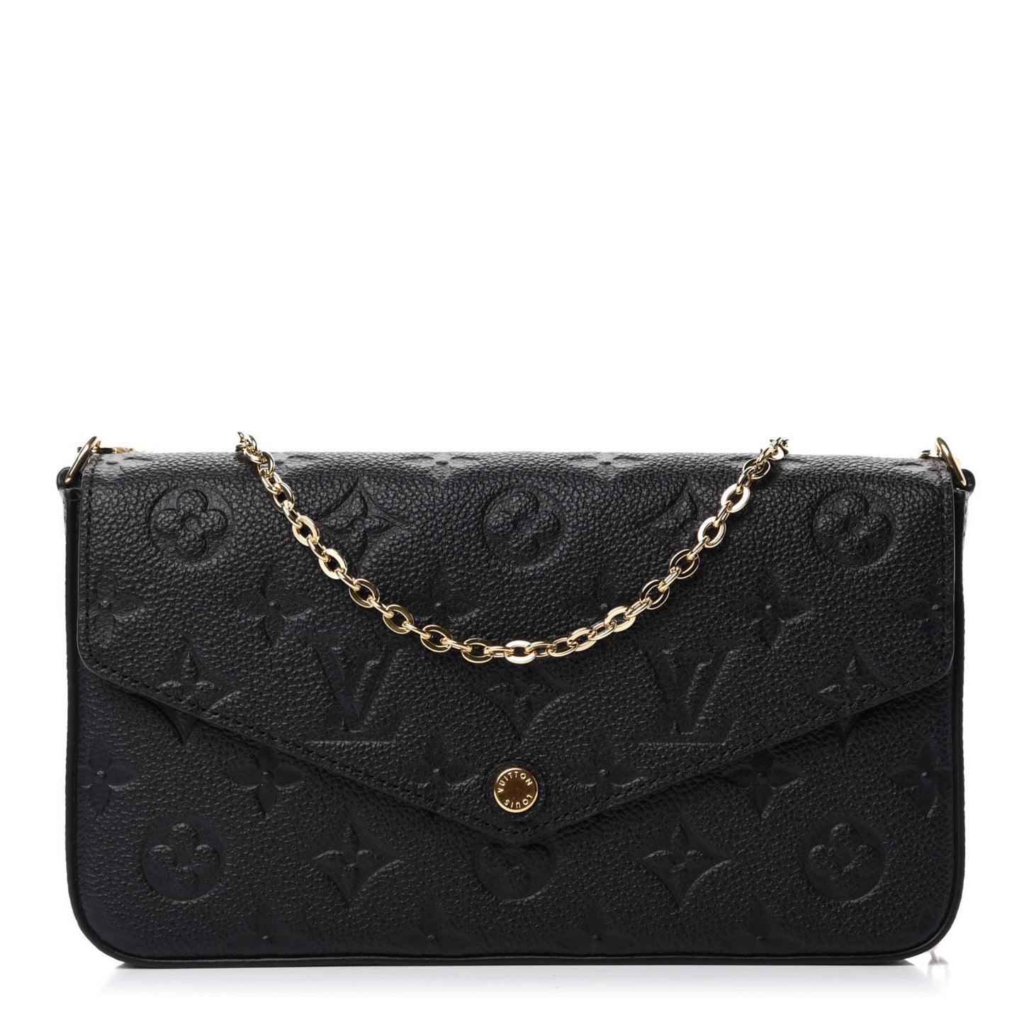 Empreinte Pochette Felicie Chain Wallet Black