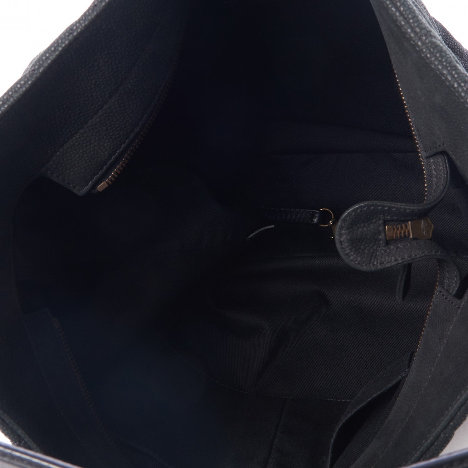 Chanel Iridescent Caviar Quilted Country Chic Hobo Black 7 of 10