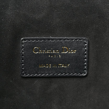 Christian Dior Calfskin CD Embossed Medium C'est Chain Bucket Bag Black 6 of 8