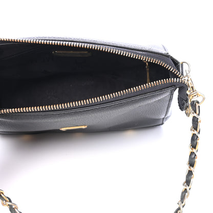 MCM Grained Calfskin Studded Crossbody Black 4 of 6