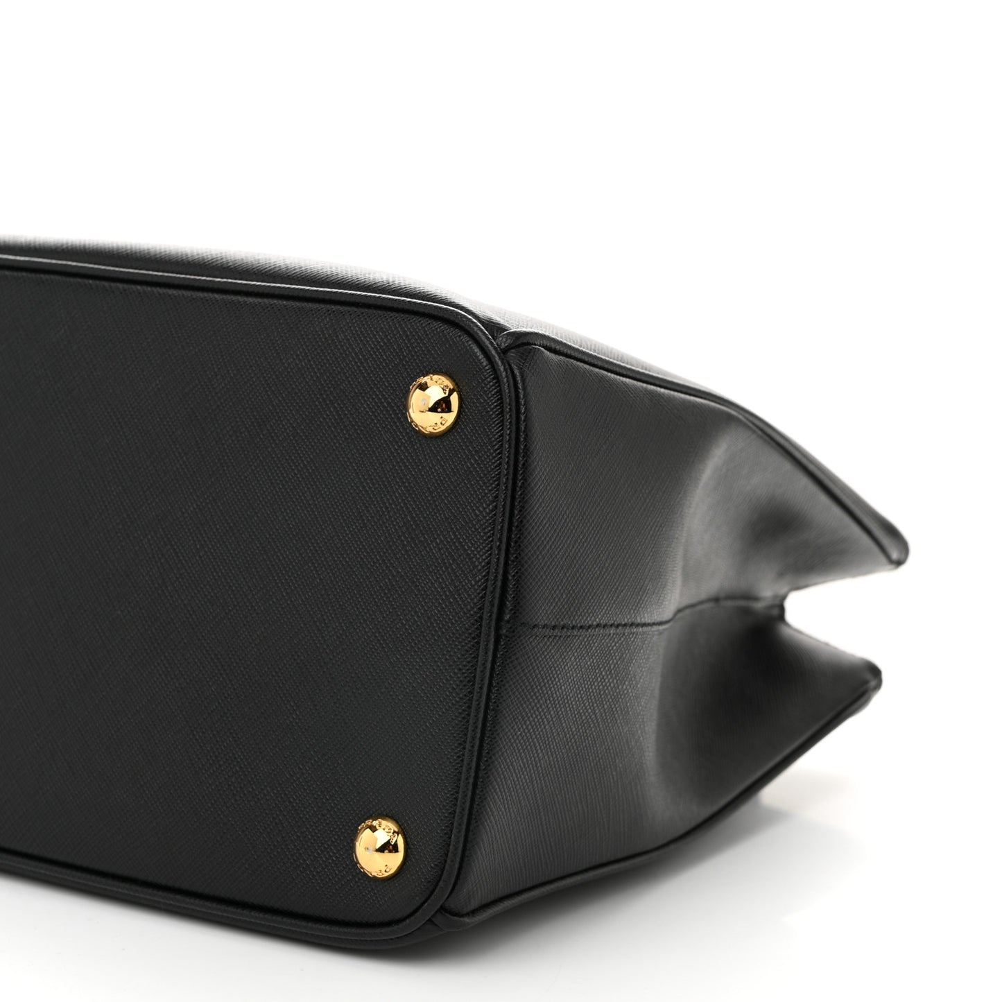 Saffiano Lux Medium Tote Black