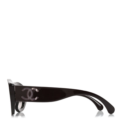 Chanel Acetate Nyon Oval CC Sunglasses 5528 Burgundy 3 of 7