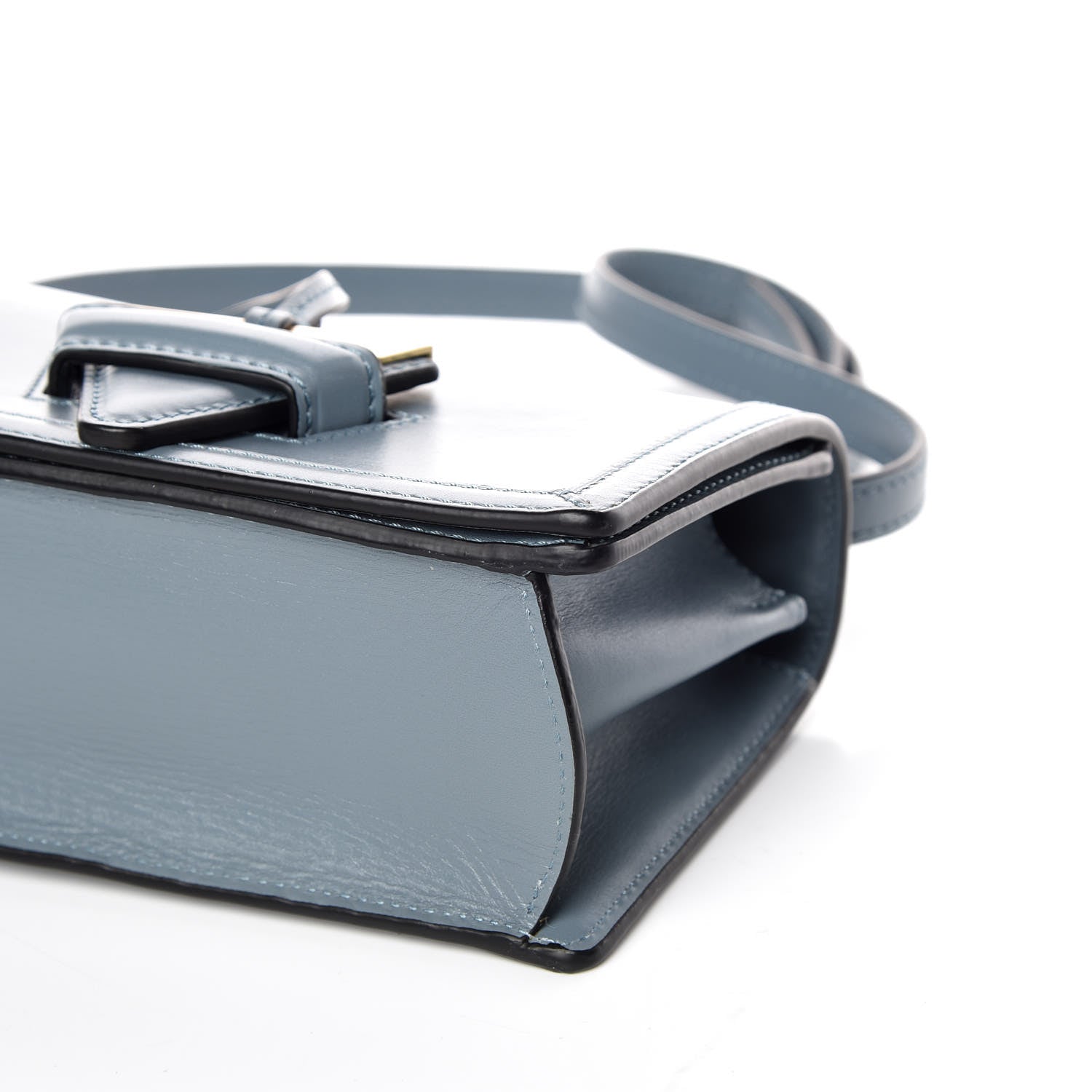 Loewe Calfskin Small Barcelona Shoulder Bag Stone Blue 6 of 9