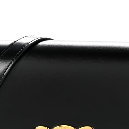Celine Shiny Calfskin Teen Triomphe Black 8 of 12