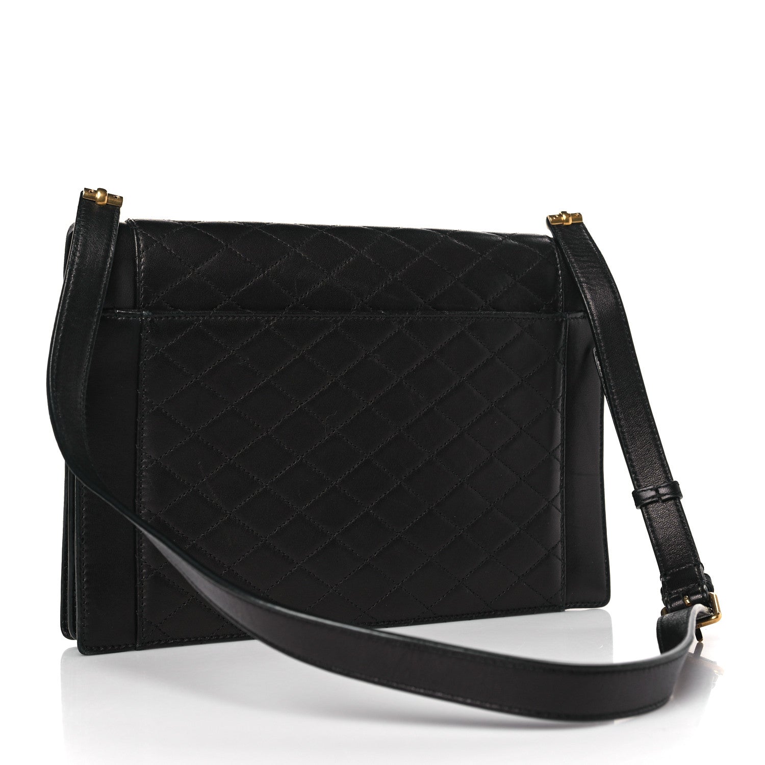 Saint Laurent Lambskin Quilted Mini Gaby Satchel Black 3 of 9