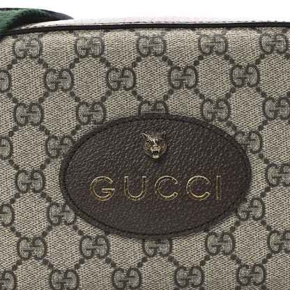 Gucci GG Supreme Monogram Web Neo Vintage Shoulder Bag Beige New Acero Crop 8 of 11