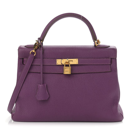 Hermes Togo Kelly Retourne 32 Anemone 1 of 16
