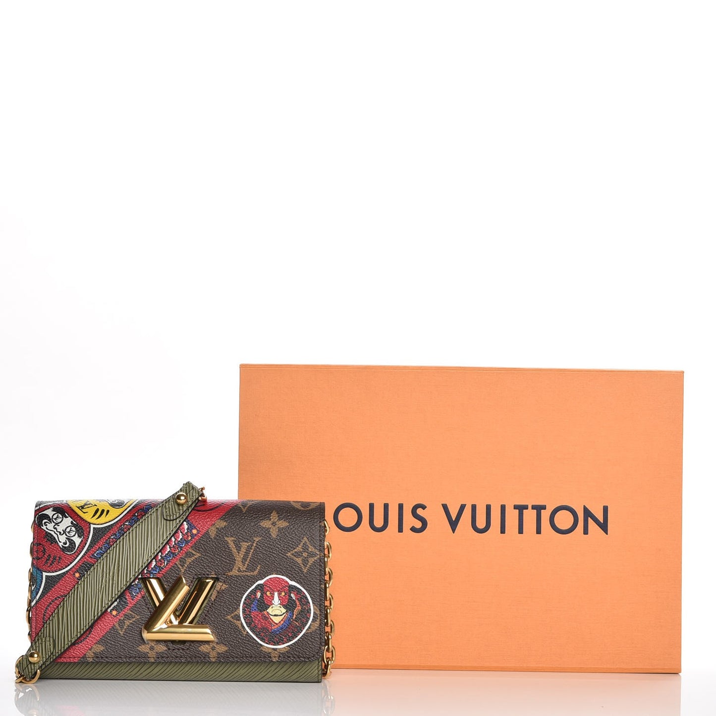 Monogram Epi Kabuki Twist Chain Wallet