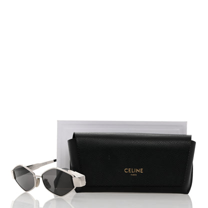 Celine Metal Triomphe 02 Sunglasses CL40254U Silver 7 of 7