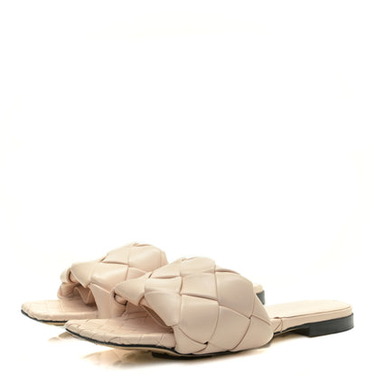 Bottega Veneta Nappa Maxi Intrecciato Lido Flat Sandals 38.5 Bandage 4 of 10