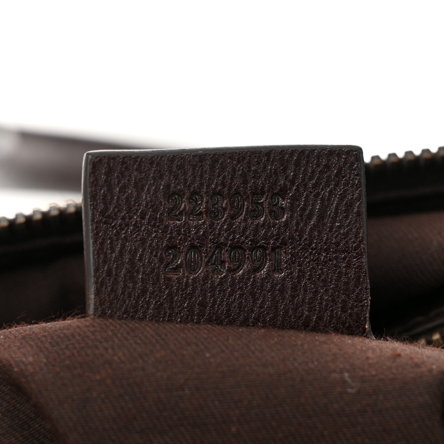 Monogram Medium Interlocking Icon Tote Dark Brown