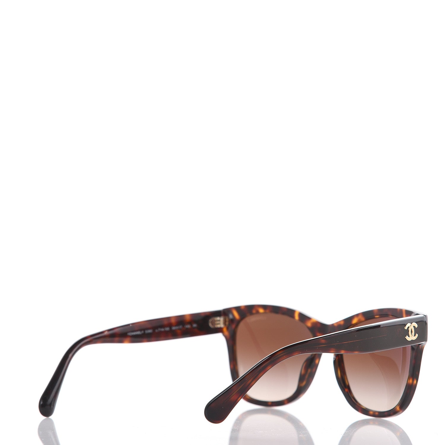 Chanel Acetate CC Sunglasses 714 Dark Tortoise 3 of 7