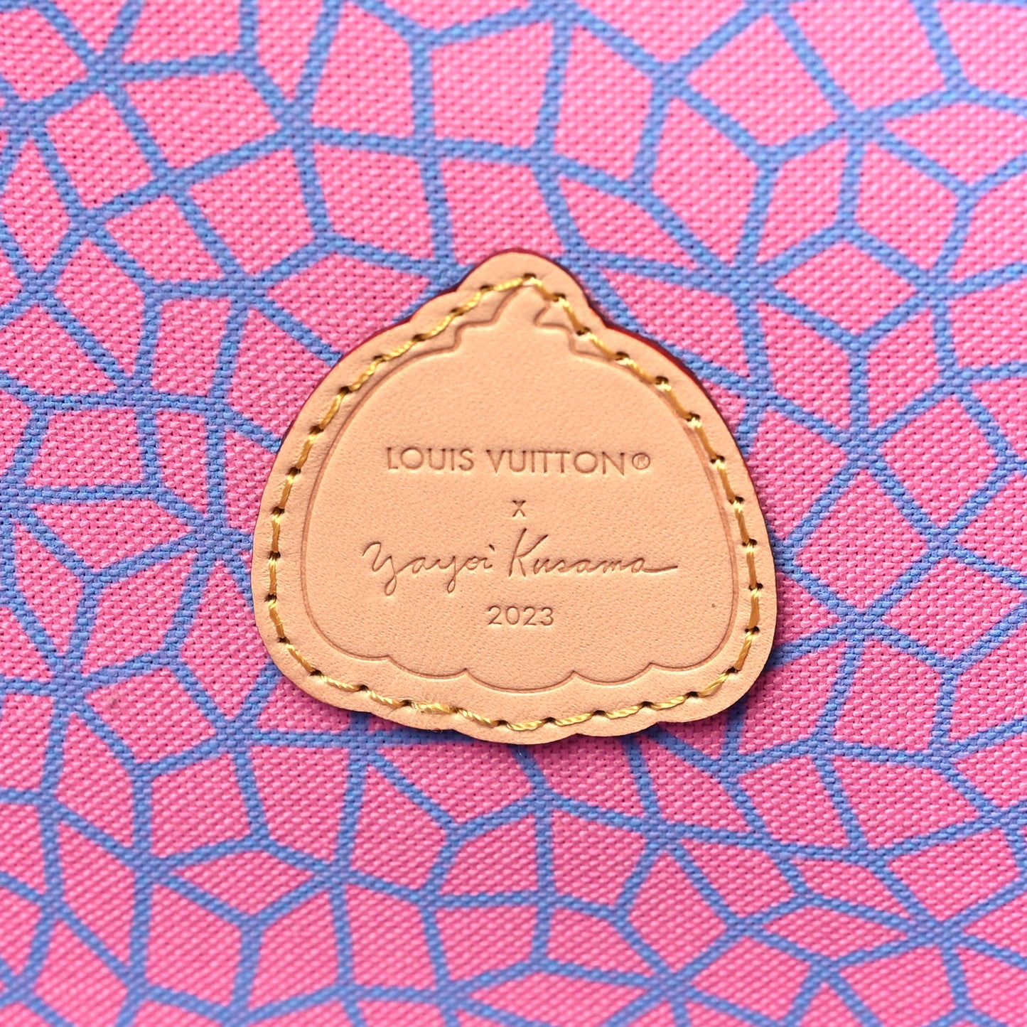LV X YK Monogram Kusama Pumpkin Neverfull MM