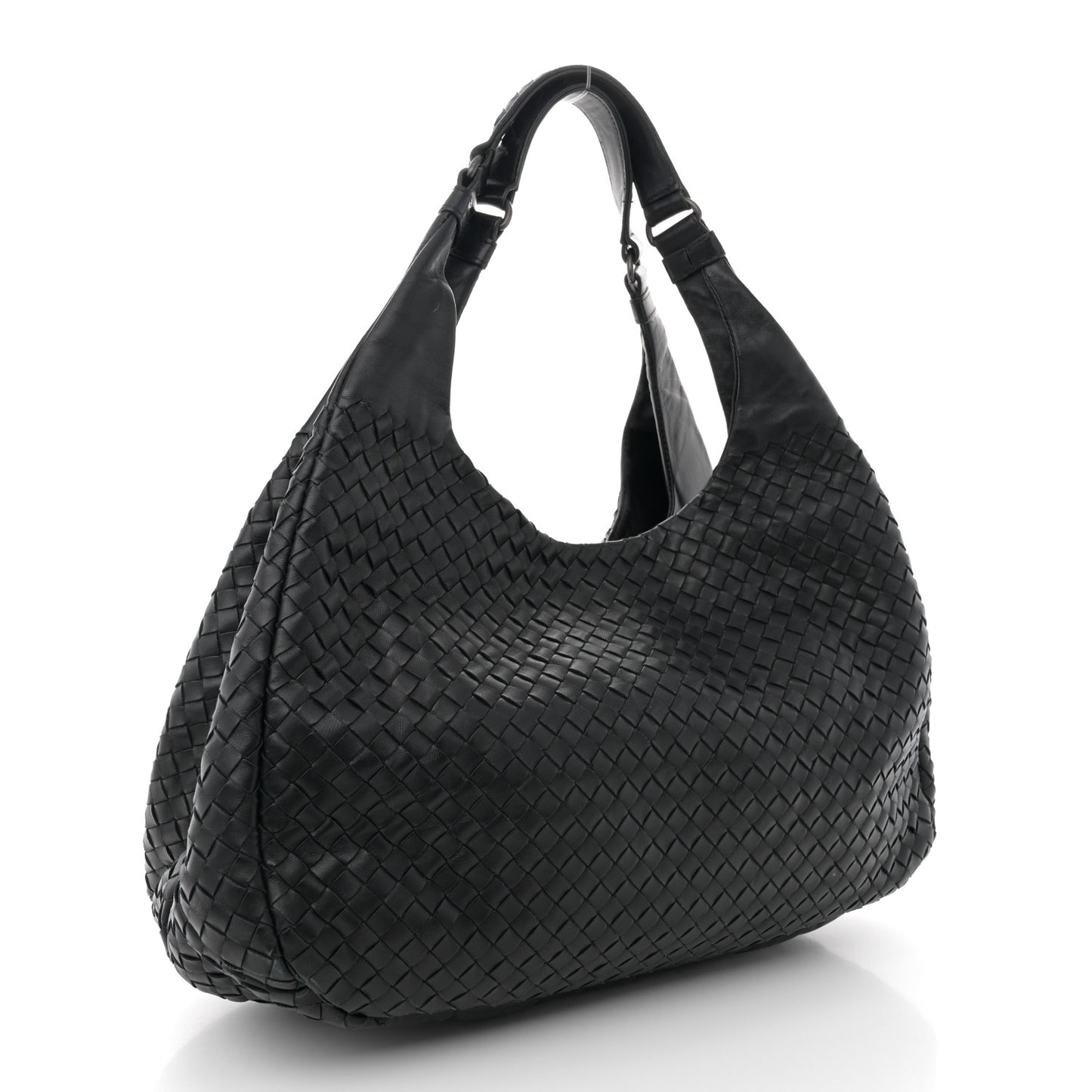 Nappa Intrecciato Large Campana Black
