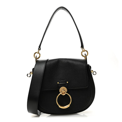 Chloe Grained Calfskin Large Tess Bag Black 1 of 9