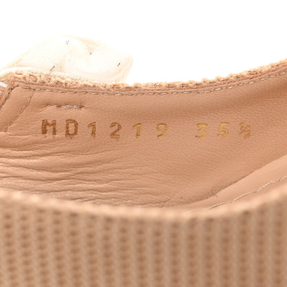 Christian Dior Technical Canvas Ribbon J Adior Slingback 65mm Pumps 35.5 Powder Nude 7 of 9