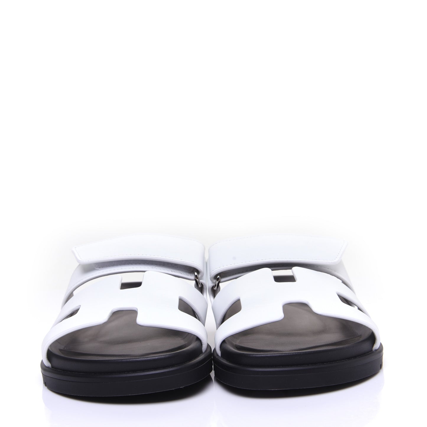 Calfskin Womens Chypre Sandals 36 White