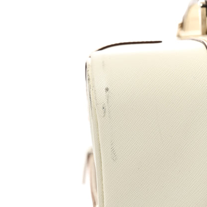 Prada Saffiano Travel Trolley Luggage White 15 of 15
