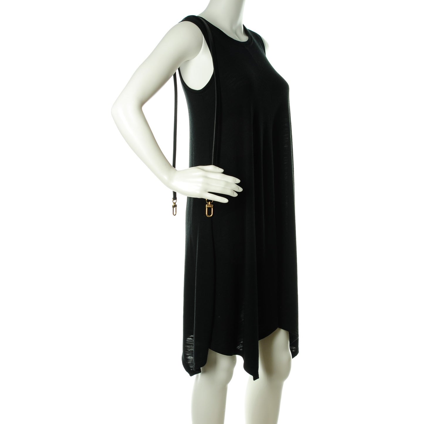 Calfskin Shoulder Strap Black